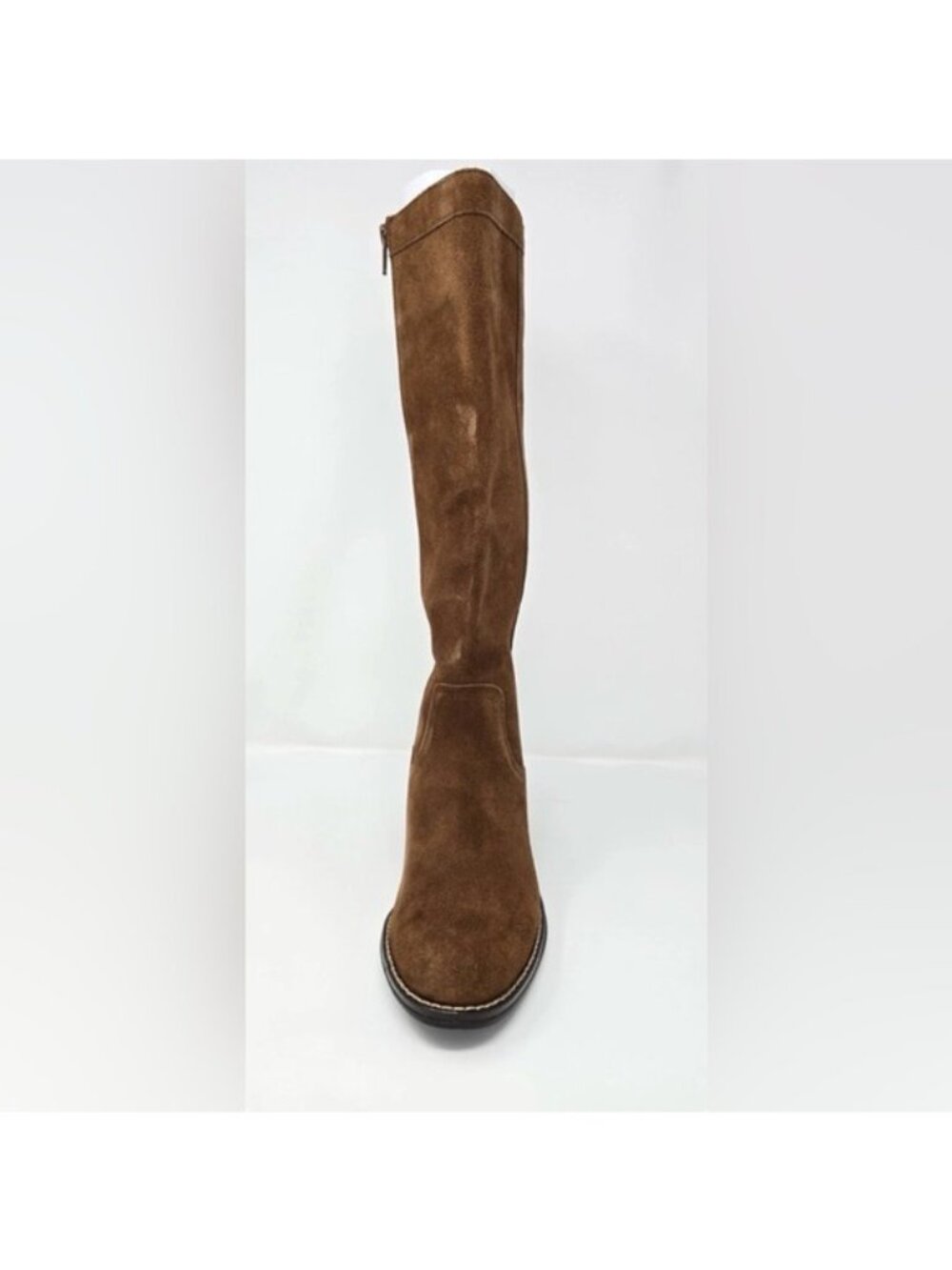 New White Mountain Altitude Hazel Suede Stack Heel Tall Boots Women’s 6M